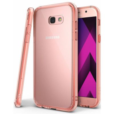 Ringke Fusion Shock Absorption Skal till Samsung Galaxy A3 (2017) - Rose Gold