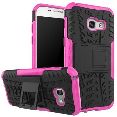 Rugged Mobilskal till Samsung Galaxy A3 (2017) - Magenta
