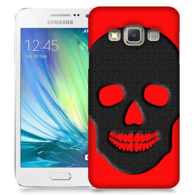 Skal till Samsung Galaxy A3 (2015) - Dödskalle siluett