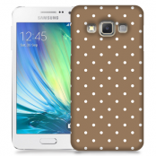Skal till Samsung Galaxy A3 (2015) - Polka - Brun