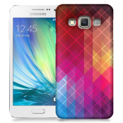 Skal till Samsung Galaxy A3 (2015) - Röda kvadrater