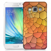 Skal till Samsung Galaxy A3 (2015) - Skifferstenar - Gul