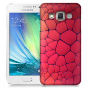 Skal till Samsung Galaxy A3 (2015) - Skifferstenar - Röd