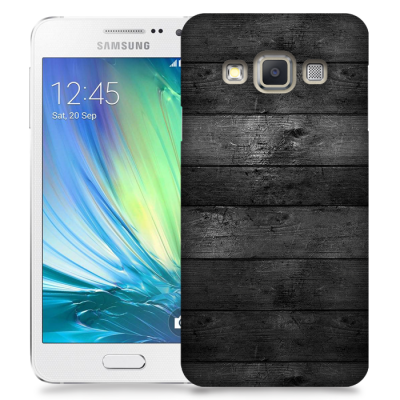 Skal till Samsung Galaxy A3 (2015) - Svarta plankor