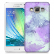 Skal till Samsung Galaxy A3 (2015) - Vattenfärg - Lila/Ljusblå