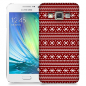 Skal till Samsung Galaxy A3 - Juldekor - Röd/Vit