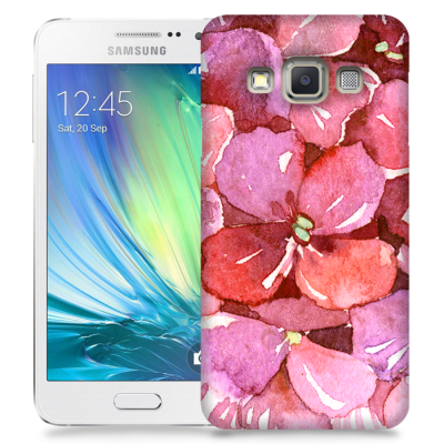 Skal till Samsung Galaxy A3 (2015) - Målning - Blommor