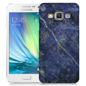 Skal till Samsung Galaxy A3 - Marble - Blå