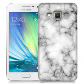Skal till Samsung Galaxy A3 - Marble - Vit/Svart