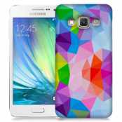 Skal till Samsung Galaxy A3 - Polygon - Flerfärgad