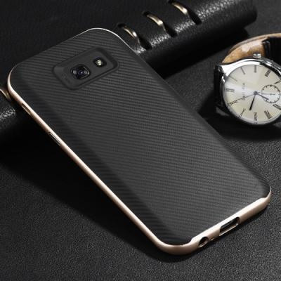 Carbon Fiber Hybrid Skal till Samsung Galaxy A5 (2017) - Gold