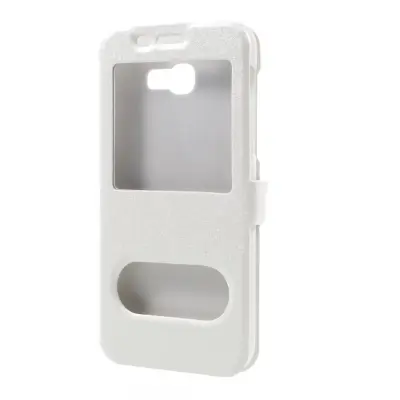 Dual Window Mobilfodral till Samsung Galaxy A5 (2017) - Vit