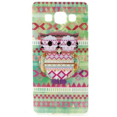 Flexicase Skal till Samsung Galaxy A5 - Tribal Owl Pattern