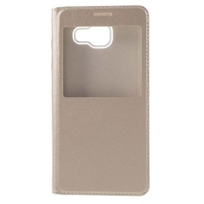 Flip View mobilfodral till Samsung Galaxy A5 (2016) - Guld