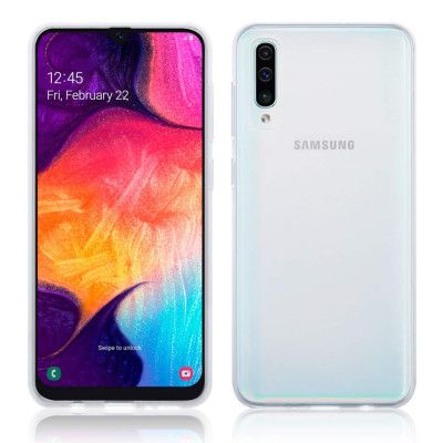 Gel Mobilskal till Samsung Galaxy A50 - Vit