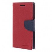 Mercury Fancy Plånboksfodral till Samsung Galaxy A5 - Röd
