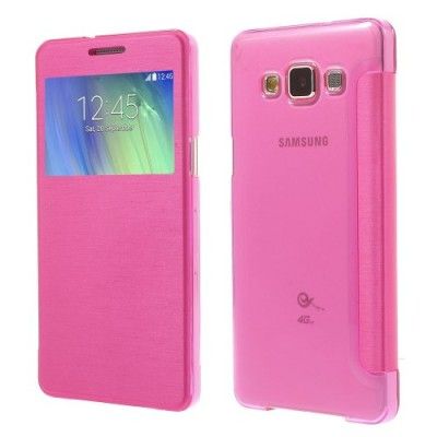 Mobilfodral med Fönster till Samsung Galaxy A5 - Magenta