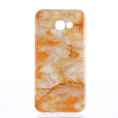 Mobilskal Samsung Galaxy A5 2017 - Orange Marmor