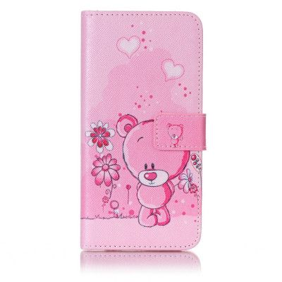 Plånboksfodral Samsung Galaxy A5 2017 - Rosa Björn