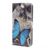 Plånboksfodral till Samsung Galaxy A5 (2017) - Blue Butterfly