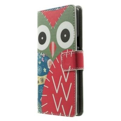 Plånboksfodral till Samsung Galaxy A5 - Söt Uggla