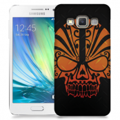 Skal till Samsung Galaxy A5 (2015) - Dödskalle - Orange