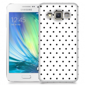 Skal till Samsung Galaxy A5 (2015) - Polka - Vit