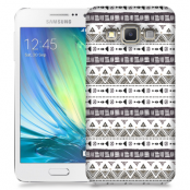 Skal till Samsung Galaxy A5 (2015) - Mönster - Svart/Vit