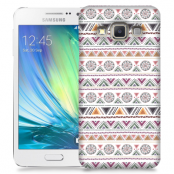 Skal till Samsung Galaxy A5 (2015) - Mönster - Vit/Lila