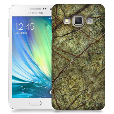Skal till Samsung Galaxy A5 - Marble - Grön
