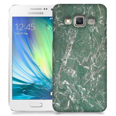 Skal till Samsung Galaxy A5 - Marble - Grön