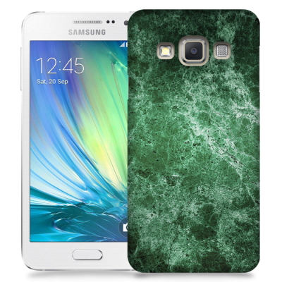 Skal till Samsung Galaxy A5 - Marble - Grön