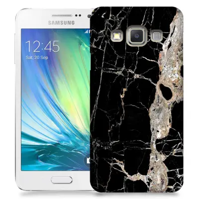 Skal till Samsung Galaxy A5 - Marble - Svart