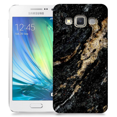 Skal till Samsung Galaxy A5 - Marble - Svart