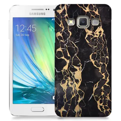 Skal till Samsung Galaxy A5 - Marble - Svart