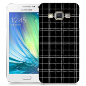 Skal till Samsung Galaxy A5 - Sömmar - Rutmönster Svart