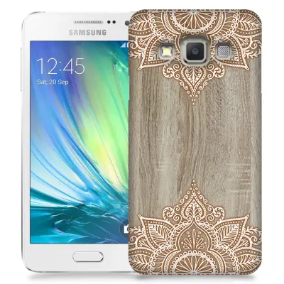 Skal till Samsung Galaxy A5 - Trä - Mandala