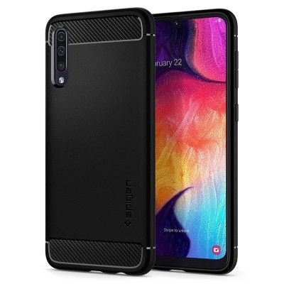 SPIGEN Rugged Armor Galaxy A50 / A30S Matte Svart