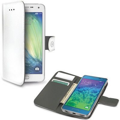 Celly Wallet Case till Samsung Galaxy A7 - Vit