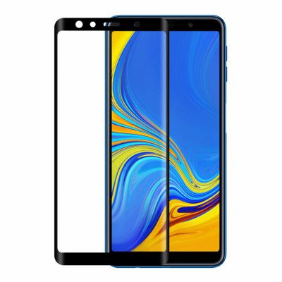 GEAR Härdat Glas 3D Full Cover Svart Samsung Galaxy A7