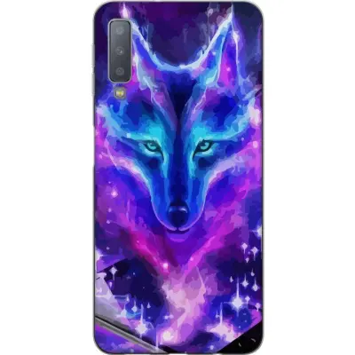 Mobilskal till Samsung Galaxy A7 (2018) med Neon Varg