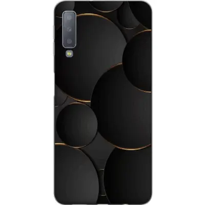 Mobilskal till Samsung Galaxy A7 (2018) med Lyxig Cirklar