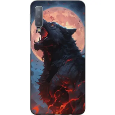 Mobilskal till Samsung Galaxy A7 (2018) med Ylande varg