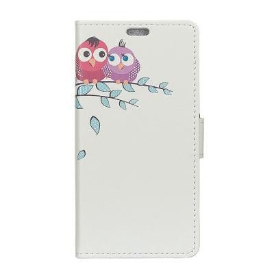 Plånboksfodral för Samsung Galaxy A7 2018 - Ugglor