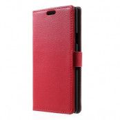 Plånboksfodral till Samsung Galaxy A7 - Röd