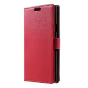 Plånboksfodral till Samsung Galaxy A7 - Röd