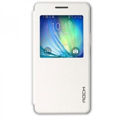 Rock Uni Series Viewfodral till Samsung Galaxy A7 - Vit
