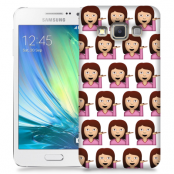 Skal till Samsung Galaxy A7 - Emoji - Flicka