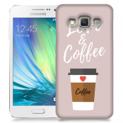 Skal till Samsung Galaxy A7 - I love coffe - Beige