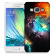 Skal till Samsung Galaxy A7 - Rymden - Svart/Blå